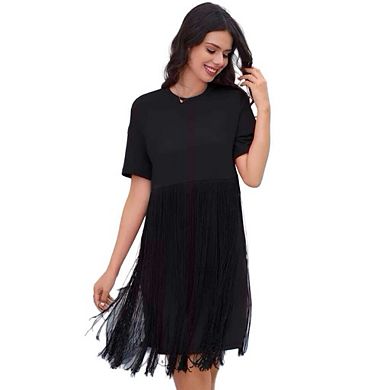 Women‘s Casual Blazer, Open Front Plain Long Sleeve Outerwear Jacket for Work & Daily Wear