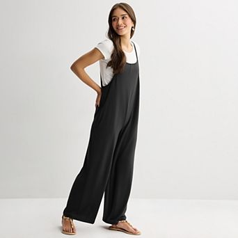 Juniors' Live To Be Spoiled Jumpsuit With Tee