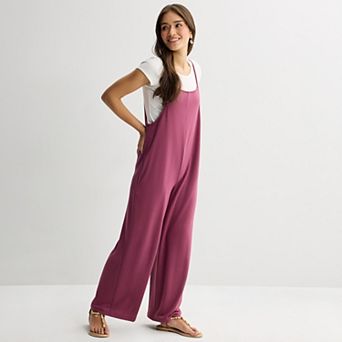Juniors' Live To Be Spoiled Jumpsuit With Tee