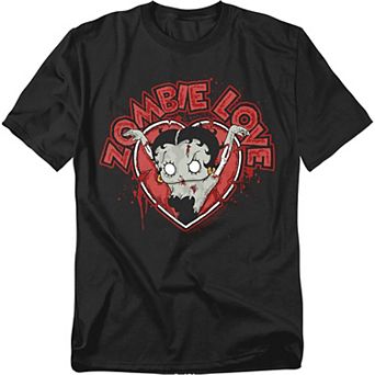 Big & Tall Betty Boop Heart You Forever Graphic Tee