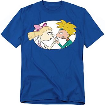 Big & Tall Hey Arnold Helga Love Is Tough Graphic Tee