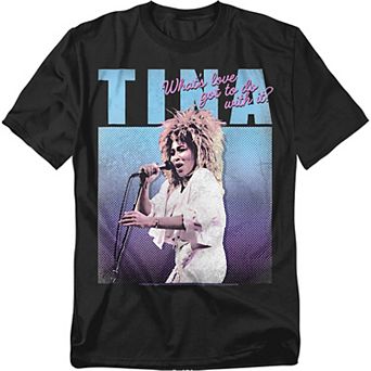 Big & Tall Tina Turner "What's Love Got To Do With It" Graphic Tee