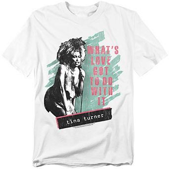 Big & Tall Tina Turner "What's Love Got To Do With It" Graphic Tee