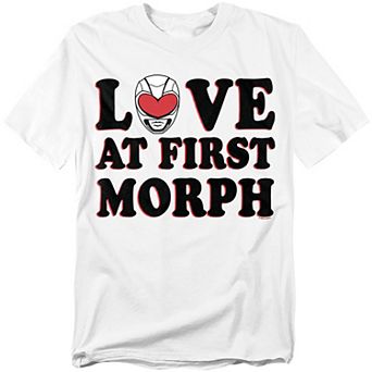 Big & Tall Power Rangers "Love At First Morph" Graphic Tee