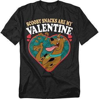 Big & Tall Scooby Doo "Scooby Snacks Are My Valentine" Graphic Tee