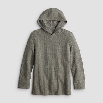 Boys 8-20 Sonoma Goods For Life® Supersoft Waffle Hoodie in Regular & Husky