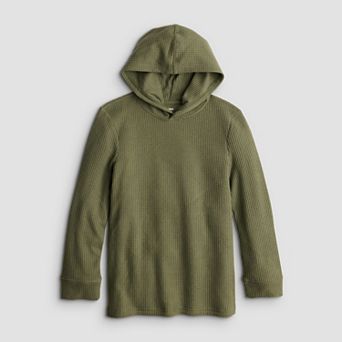 Boys 8-20 Sonoma Goods For Life® Supersoft Waffle Hoodie in Regular & Husky