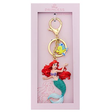 Disney's The Little Mermaid Ariel & Flounder Gold-Tone Bag Charm