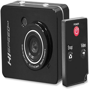 Pyle Hi-Speed Sports Action Camera, 1080P, 12MP, 2.4" Touch Screen, Waterproof, Remote