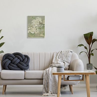 Stupell Home Decor Amazing Grace Phrase Vintage Flower Wall Art