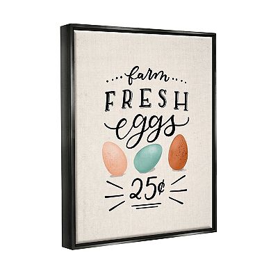 Stupell Home Decor Farm Fresh Eggs Wall Art