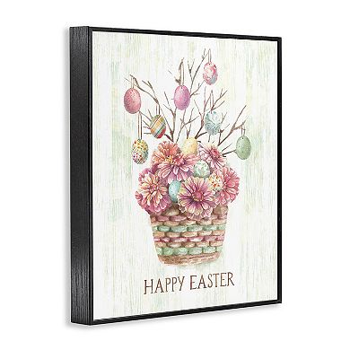 Stupell Home Decor Happy Easter Bouquet Wall Art