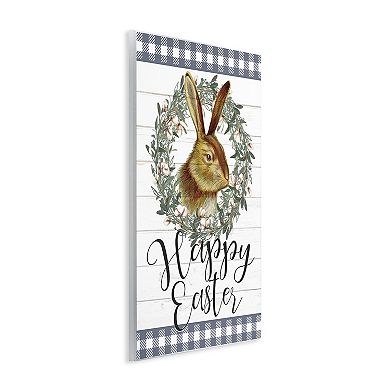 Stupell Home Decor Easter Bunny Wreath Wall Art