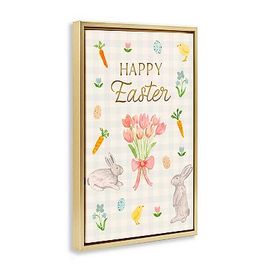 Stupell Home Decor Happy Easter Framed Wall Art