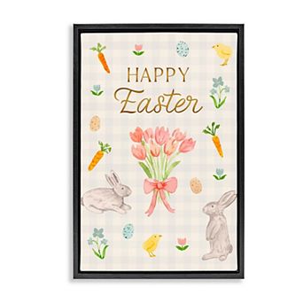 Stupell Home Decor Happy Easter Framed Wall Art