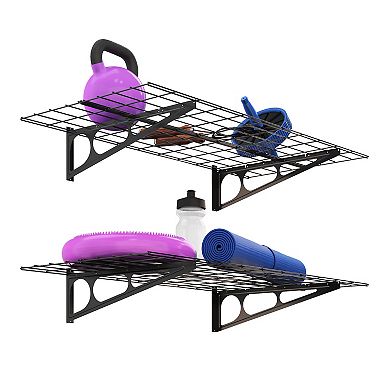 RAD Sportz Garage Wall Shelving with Bike Hooks