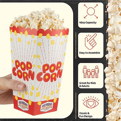 50-Pack of 46oz Paper Popcorn Boxes by Great Northern Popcorn