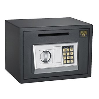 Paragon Drop Safe Electronic Safe Deposit Box with Keypad and 2 Manual Override Keys