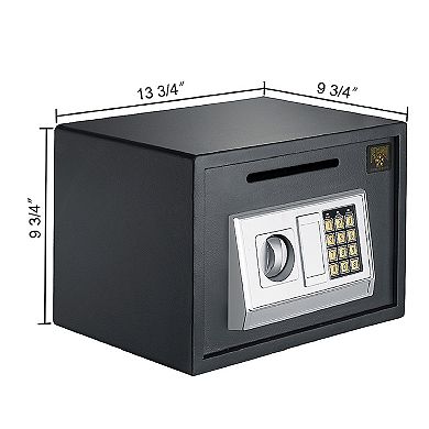 Paragon Drop Safe Electronic Safe Deposit Box with Keypad and 2 Manual Override Keys