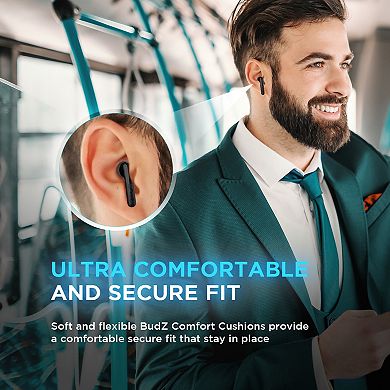 OontZ True Wireless BudZ ULTRA, Active Noise Cancelling Bluetooth Earbuds with Charging Case