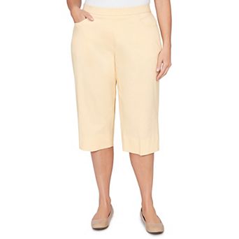 Plus Size Alfred Dunner Pastel Millenium Allure Clamdigger Pants