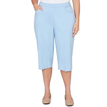Plus Size Alfred Dunner Pastel Millenium Allure Clamdigger Pants