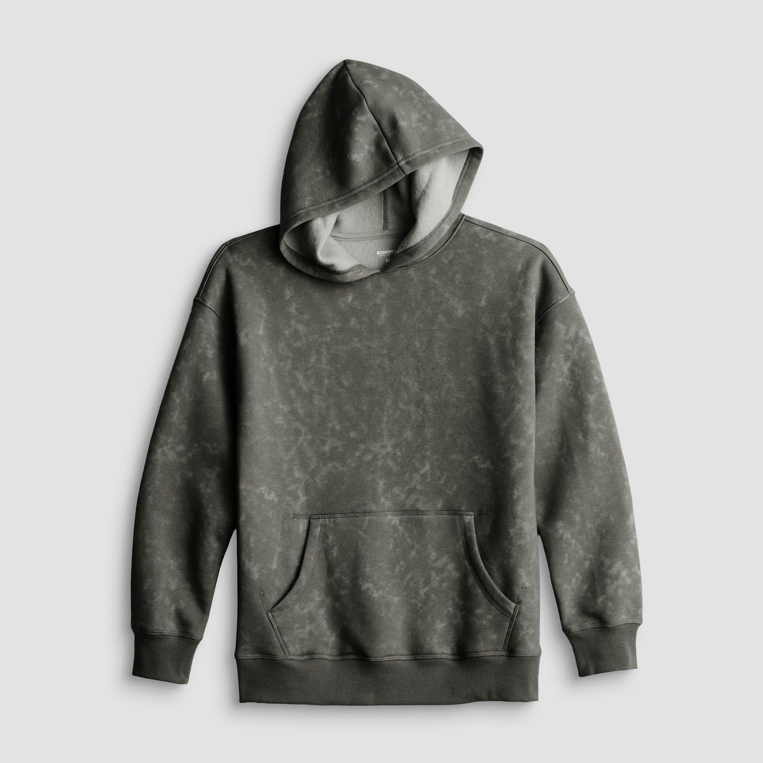Худи Sonoma Goods For Life® Supersoft Pullover in Regular & Husky для мальчиков, цвет: Варёный серый — фото 1