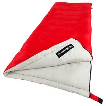 Spirit Lake Sleeping Bag (red) By Wakeman Outdoors
