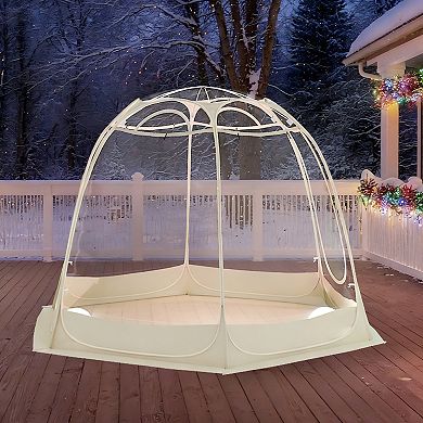 10 x 10 ft Pop Up Bubble Tent For 6-7 People