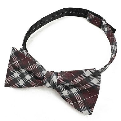 Jacob Alexander Men's Picnic Plaid Traditional Freestyle Self-Tie Bow Tie