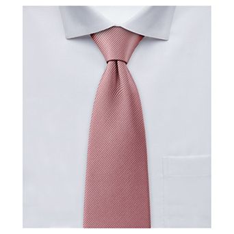 Jacob Alexander Men's Silk Blend Neck Tie - Solid Color, 2.5" Slim Width