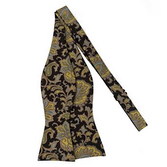 Jacob Alexander Men's English Paisley Traditional Freestyle Self-Tie Bow Tie