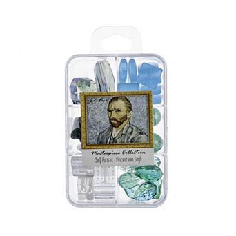 John Bead Masterpiece Collection 6 Grids Mixed Glass Bead Box 85 Grams