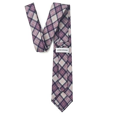 Jacob Alexander Men's Picnic Plaid Neck Tie - Regular Length