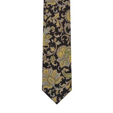 Jacob Alexander Men's English Paisley Neck Tie - Regular Length