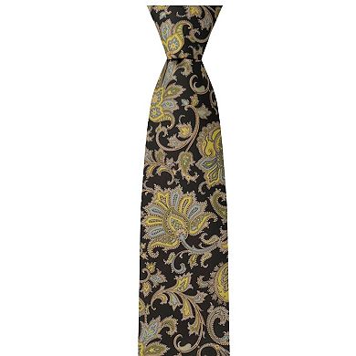 Jacob Alexander Men's English Paisley Neck Tie - Regular Length