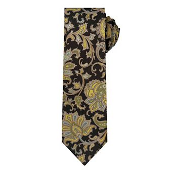 Jacob Alexander Men's English Paisley Neck Tie - Regular Length