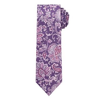 Jacob Alexander Men's English Paisley Neck Tie - Regular Length