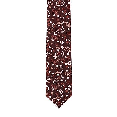 Jacob Alexander Men's Ditsy Floral Neck Tie - 2.5" Slim Width