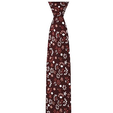 Jacob Alexander Men's Ditsy Floral Neck Tie - 2.5" Slim Width