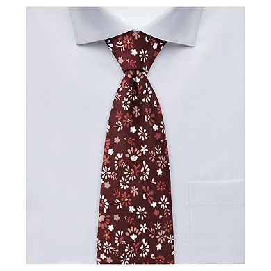 Jacob Alexander Men's Ditsy Floral Neck Tie - 2.5" Slim Width