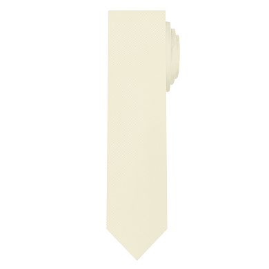 Jacob Alexander Men's Silk Blend Neck Tie - Solid Color, 2.5" Slim Width