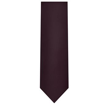 Jacob Alexander Men's Silk Blend Neck Tie - Solid Color, 2.5" Slim Width