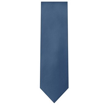 Jacob Alexander Men's Silk Blend Neck Tie - Solid Color, 2.5" Slim Width
