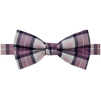 Jacob Alexander Men's Picnic Plaid Pre-Tied Adjustable Banded Bow Tie