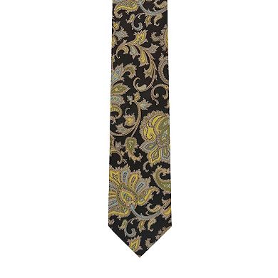 Jacob Alexander Men's English Paisley Neck Tie - 2.5" Slim Width
