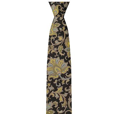 Jacob Alexander Men's English Paisley Neck Tie - 2.5" Slim Width