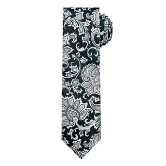 Jacob Alexander Men's English Paisley Neck Tie - 2.5" Slim Width