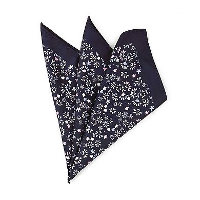 Jacob Alexander Men's Ditsy Floral Pocket Square Handkerchief