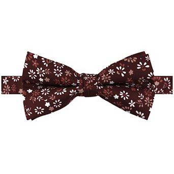 Jacob Alexander Men's Ditsy Floral Pre-Tied Adjustable Bow Tie